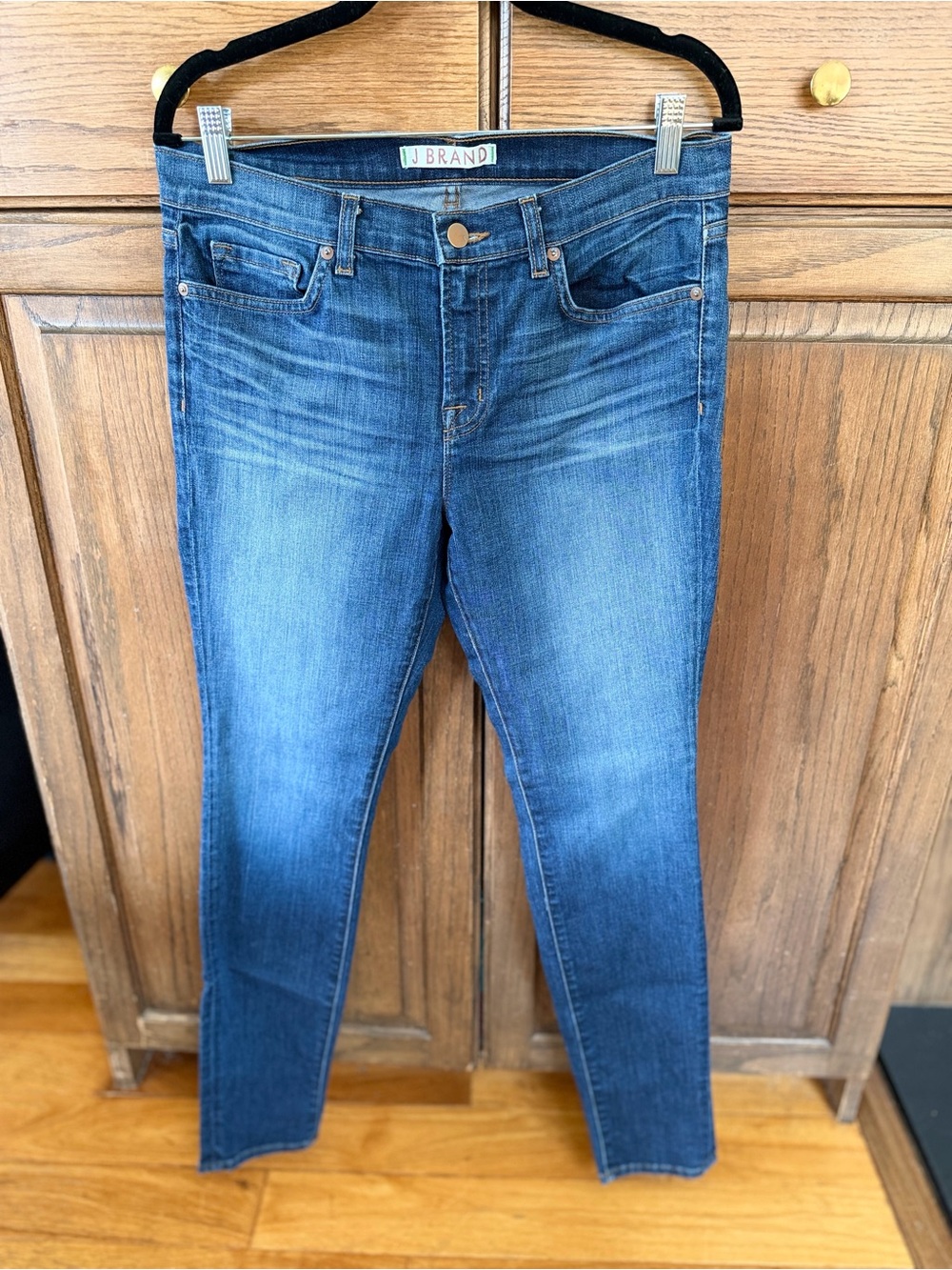 J Brand 811 Skinny Leg Jeans Princeville Blue Wash Size 30 EUC